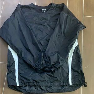 Easton black and white windbreaker large